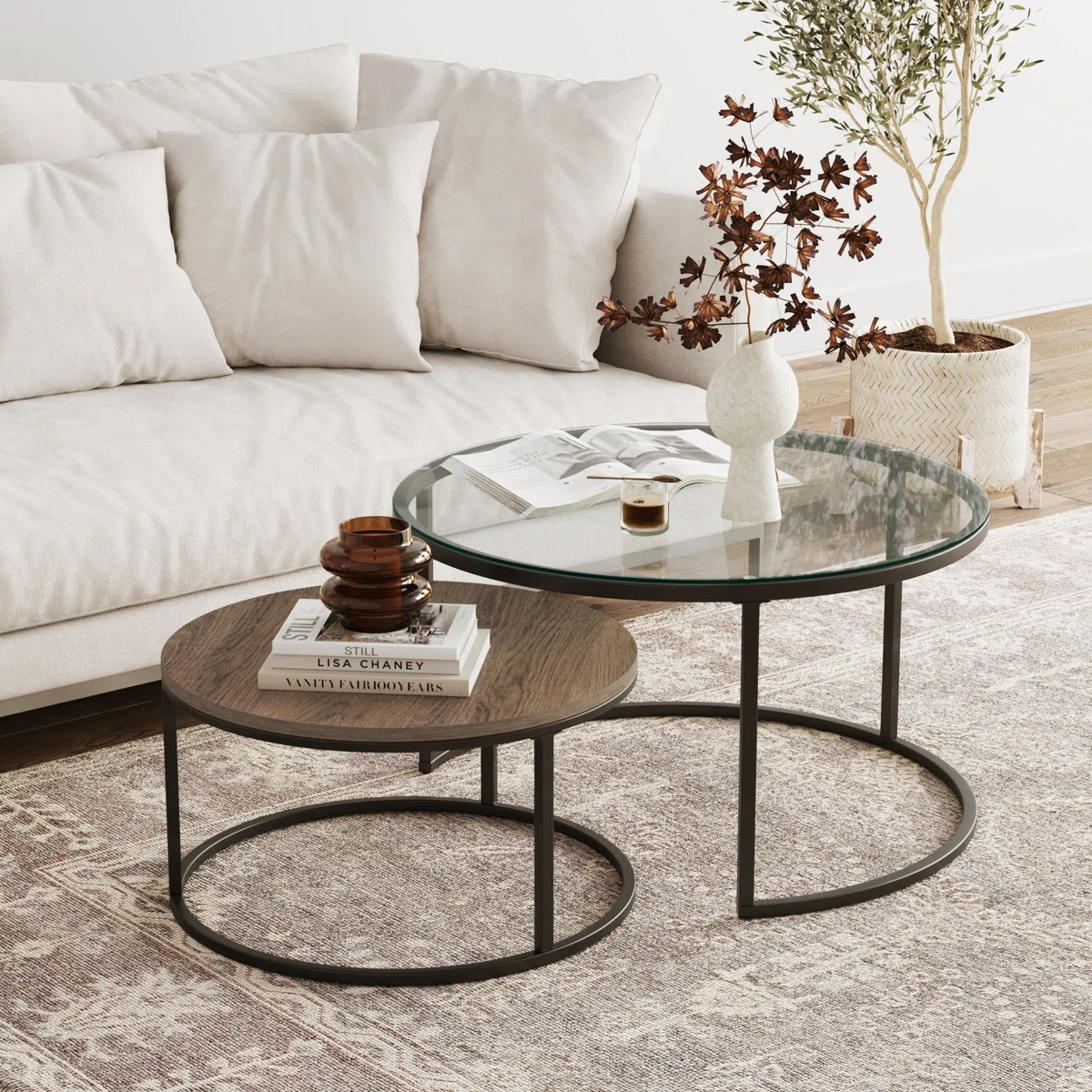 Ensemble de tables basses Alya – Design moderne 