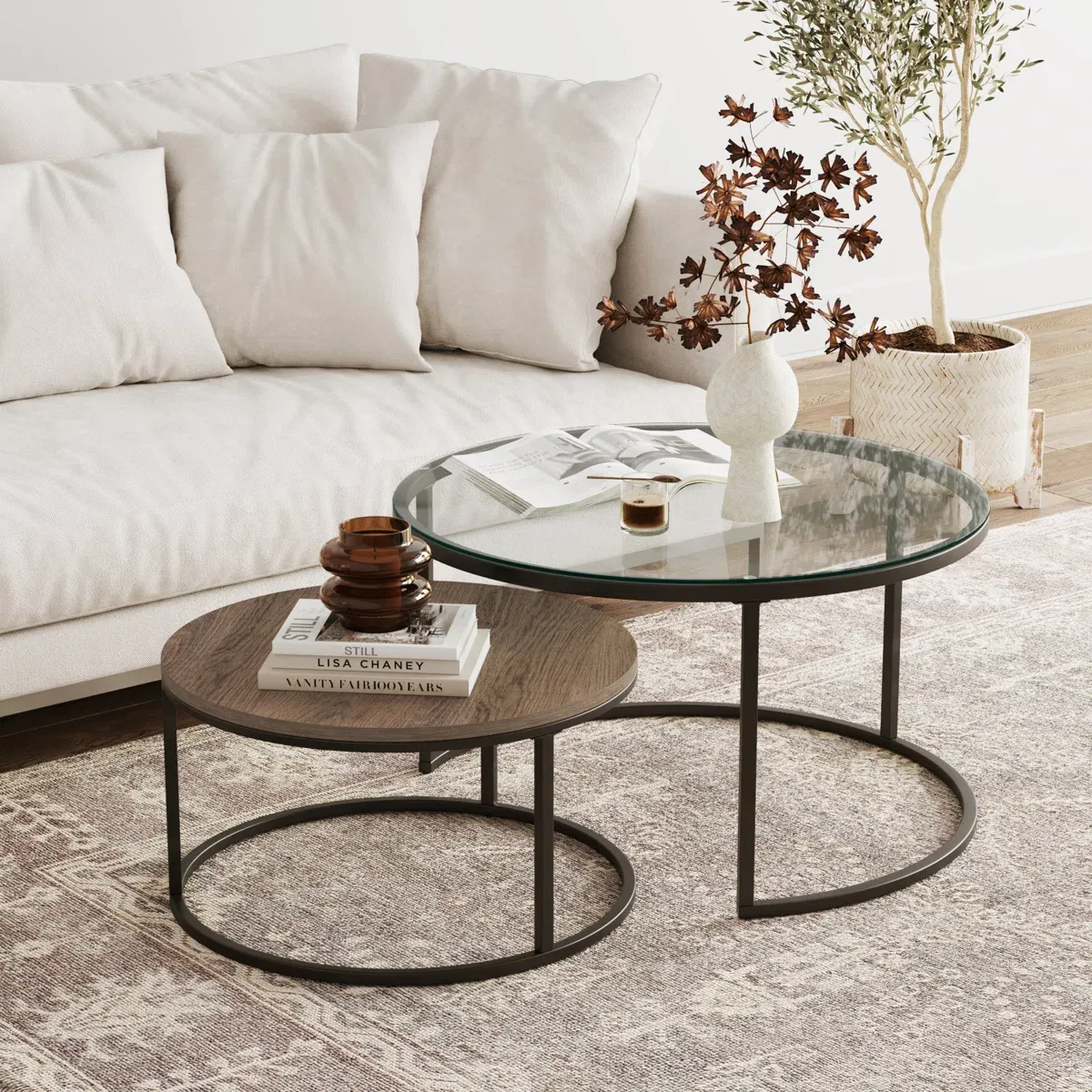 Ensemble de tables basses Alya – Design moderne 