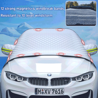 Thickened car snow and frost protection cover