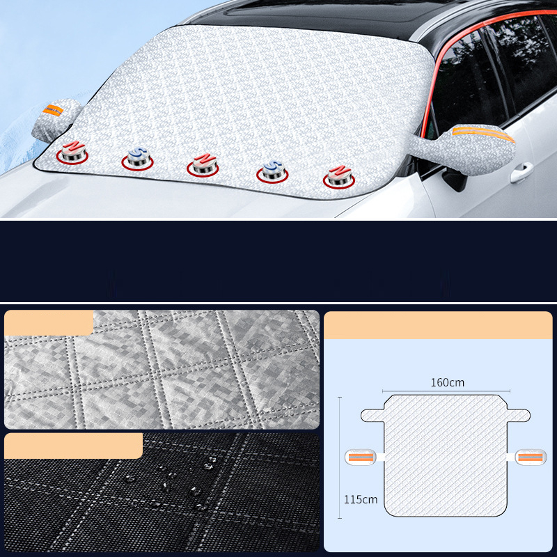 Thickened car snow and frost protection cover