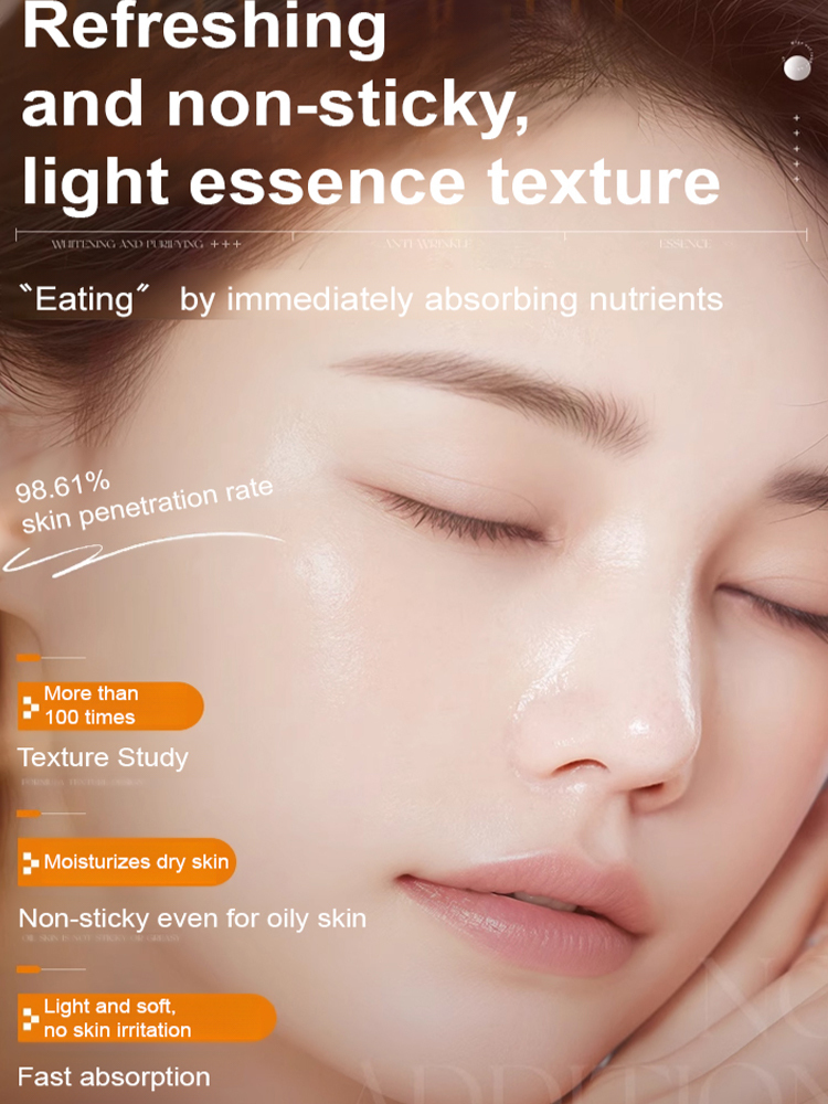 [Full-Face Firming & Wrinkle-Free]🍊Concentrated vitamin C serum visibly brightens and firms your skin, leaving it looking its best.