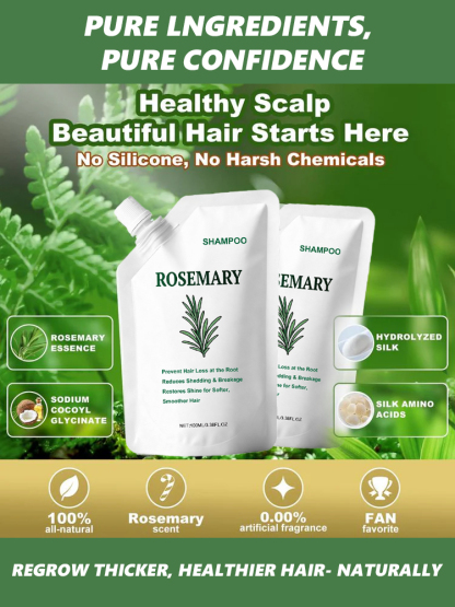 【Hair Growth + Hair Care】Natural Regeneration Dense Rosemary Shampoo