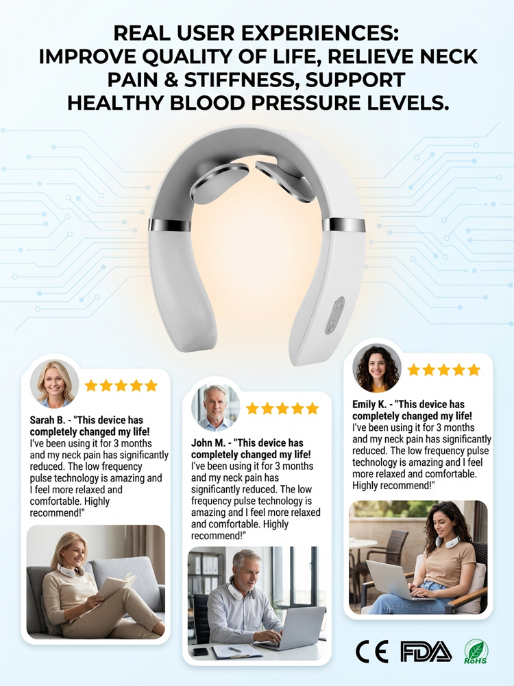 [Doctor Recommended] Neck Massager for Hypertension
