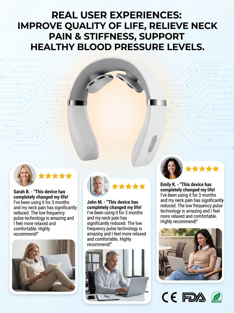 [Doctor Recommended] Neck Massager for Hypertension