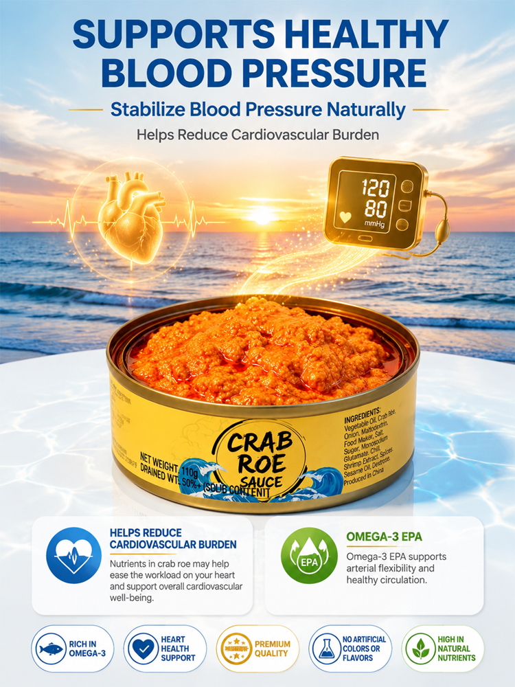 🦀 Doctor-Recommended Chesapeake Bay Blue Crab Roe: Rich in Omega-3 & 6-8 Wild Crabs Per Jar – 50% Off