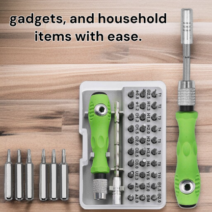 32-in-1 screwdriver bit combination set