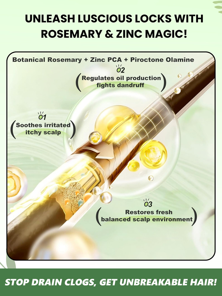 【Hair Growth + Hair Care】Natural Regeneration Dense Rosemary Shampoo