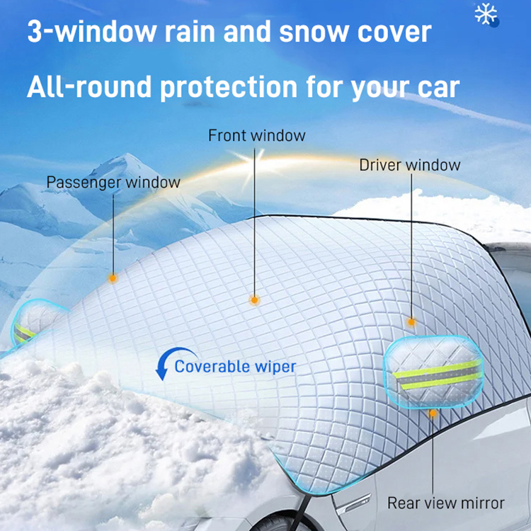 Thickened car snow and frost protection cover