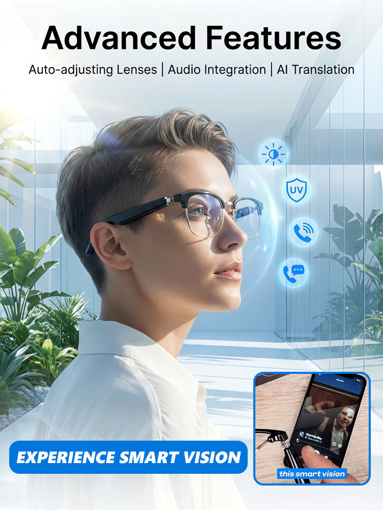 AI Translation Smart Bluetooth Glasses