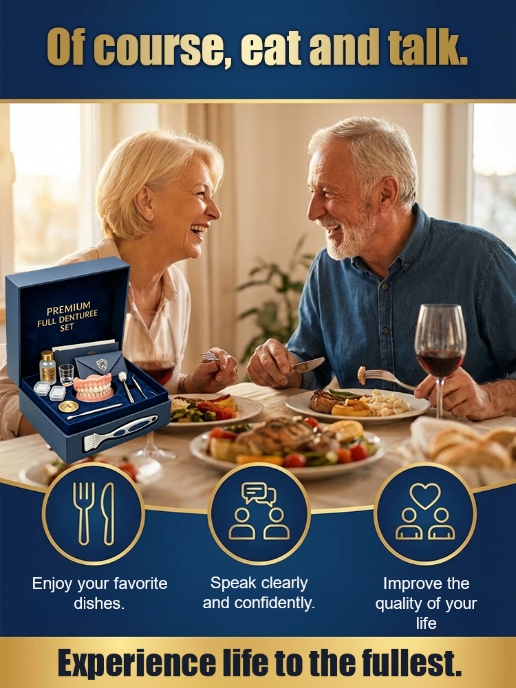 Strong Suction Full Denture for Confident Smile