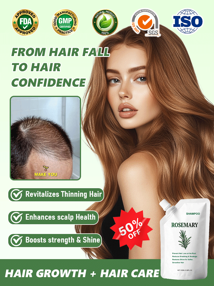 【Hair Growth + Hair Care】Natural Regeneration Dense Rosemary Shampoo