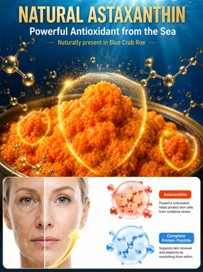 🦀 Doctor-Recommended Chesapeake Bay Blue Crab Roe: Rich in Omega-3 & 6-8 Wild Crabs Per Jar – 50% Off