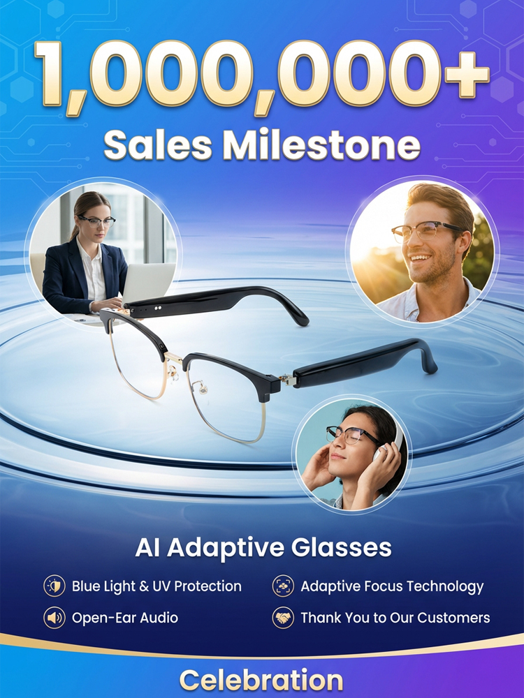 AI Translation Smart Bluetooth Glasses