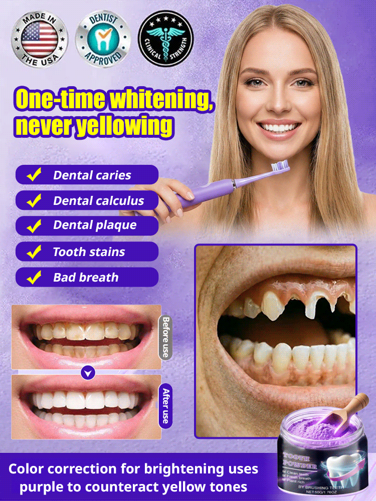 🦷 Regrow Your Enamel with 10% Nano-Hydroxyapatite! ✨ The Revolutionary Tooth Powder: Repair Cavities & Whiten Teeth Naturally! 💎 Say Goodbye to Sensitivity Forever – Professional Dental Care at Home! 🛡️✅