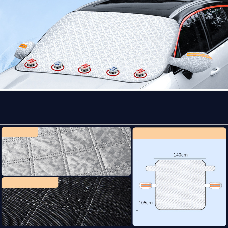 Thickened car snow and frost protection cover