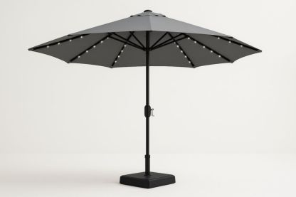 Parasol de Jardin Rond en Polyester avec LED Ø300 cm-jardinvitaluz