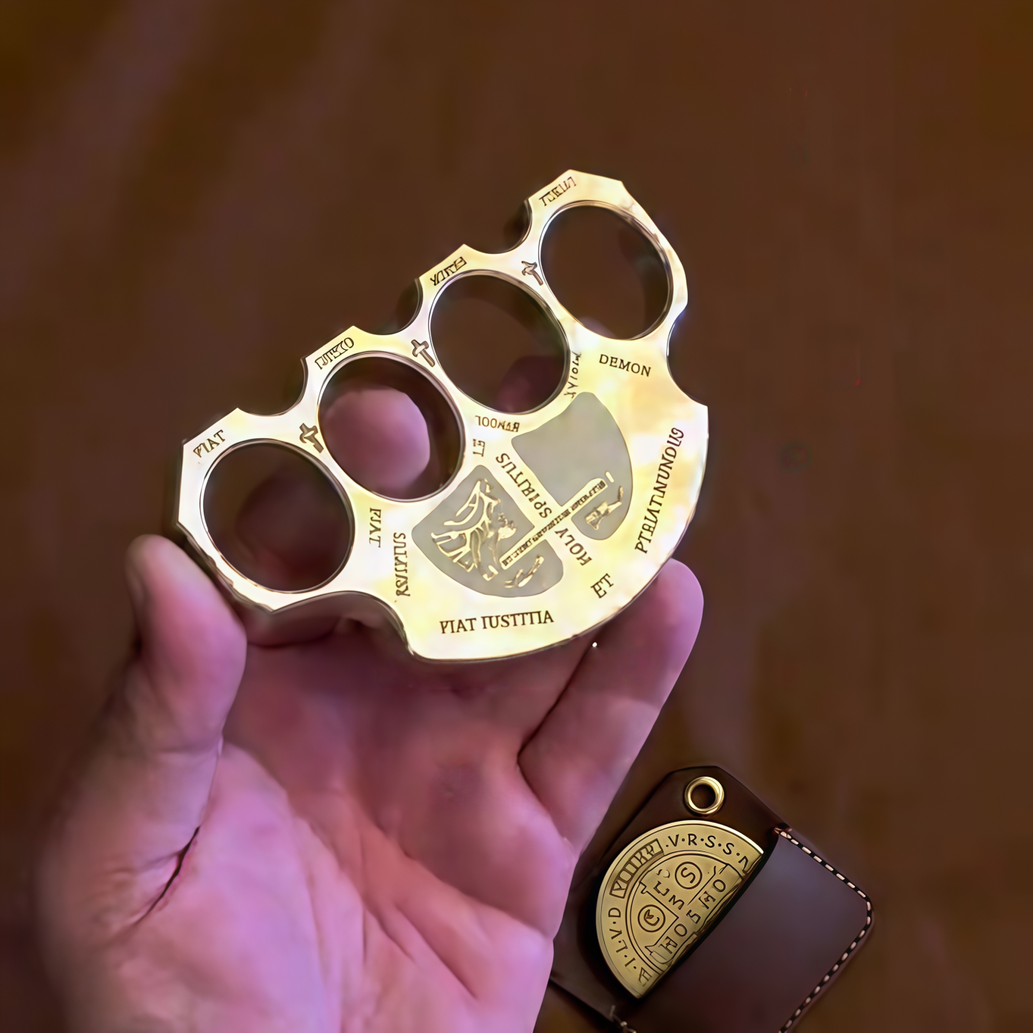 Golden Holy Cross Creative Finger Protector