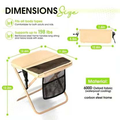 Camping Chairs, Christmas first choice, 1.5 lbs ultra light