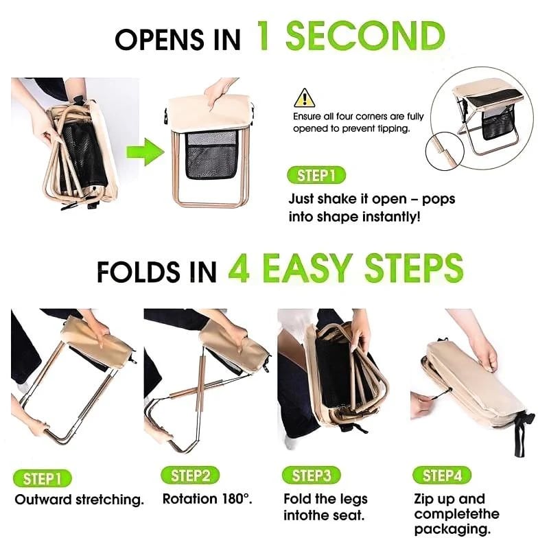 Camping Chairs, Christmas first choice, 1.5 lbs ultra light