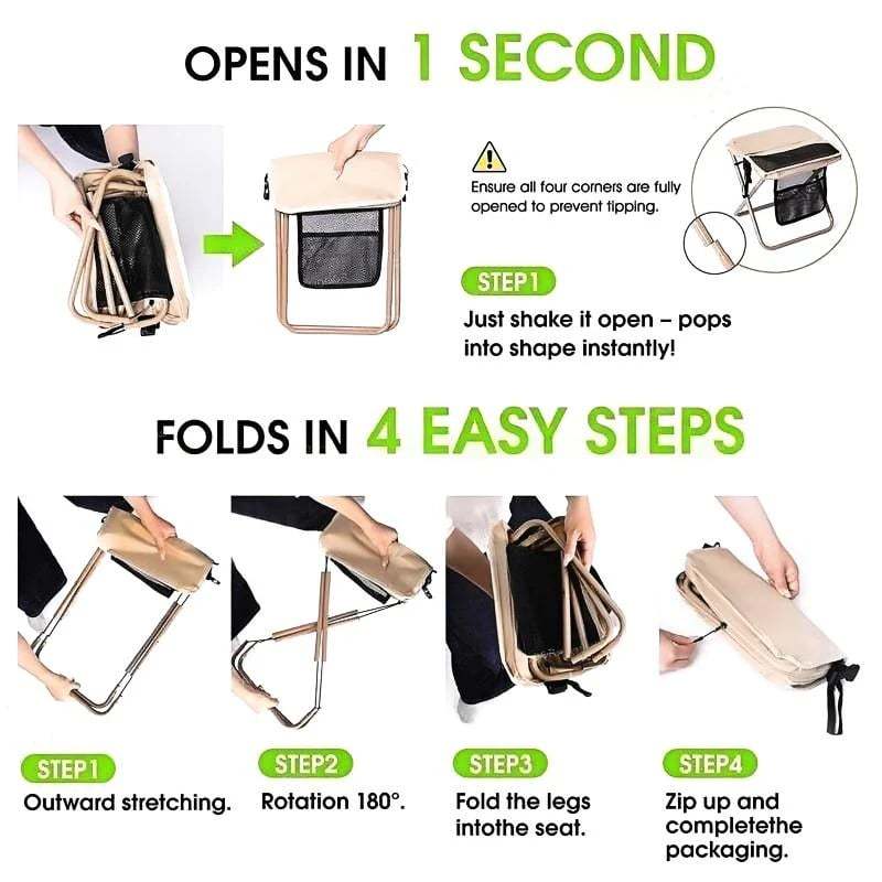 Camping Chairs, Christmas first choice, 1.5 lbs ultra light