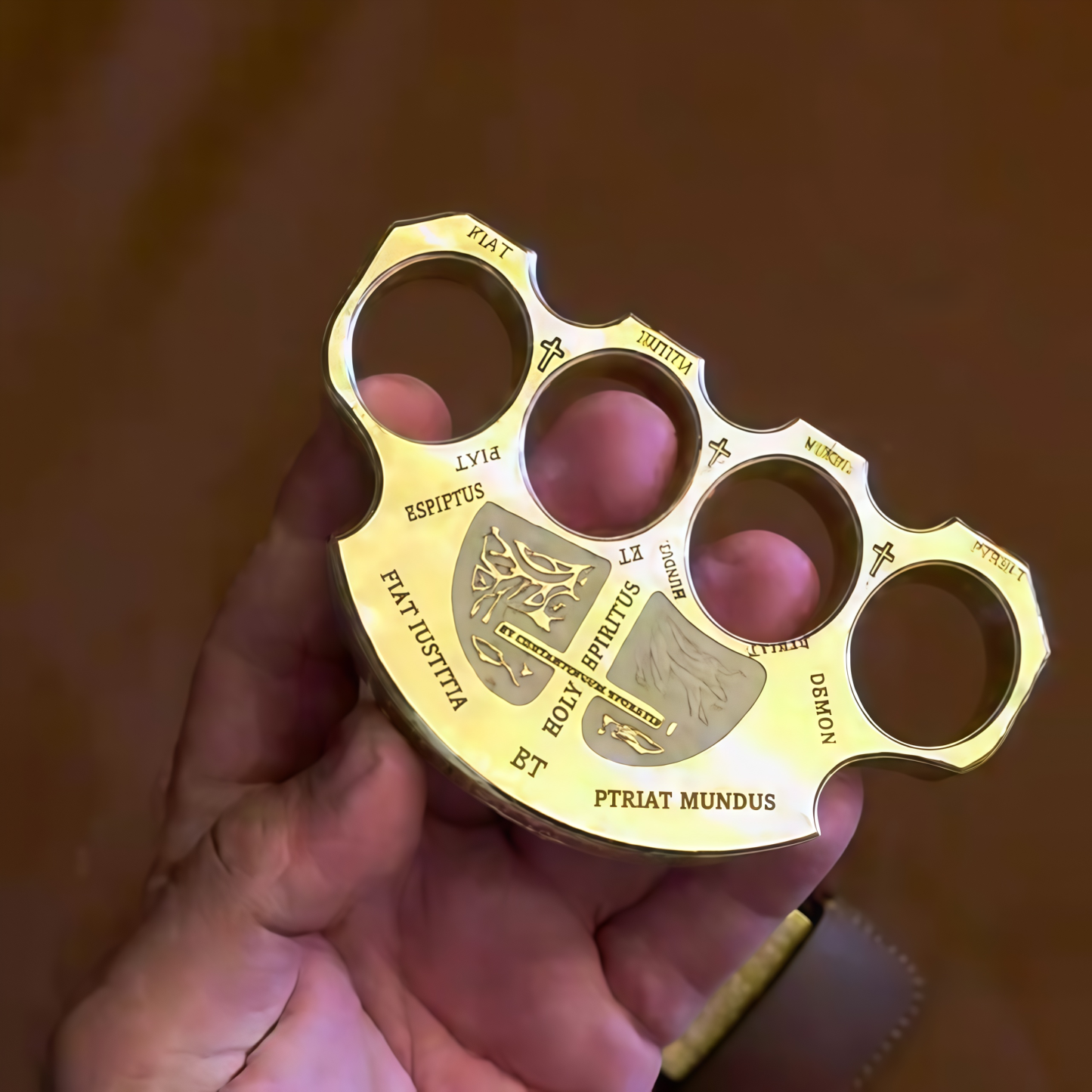 Golden Holy Cross Creative Finger Protector