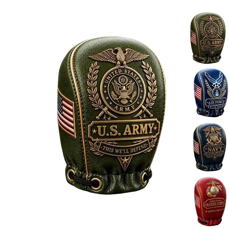 Universal Leather Car Shift Knob Cover