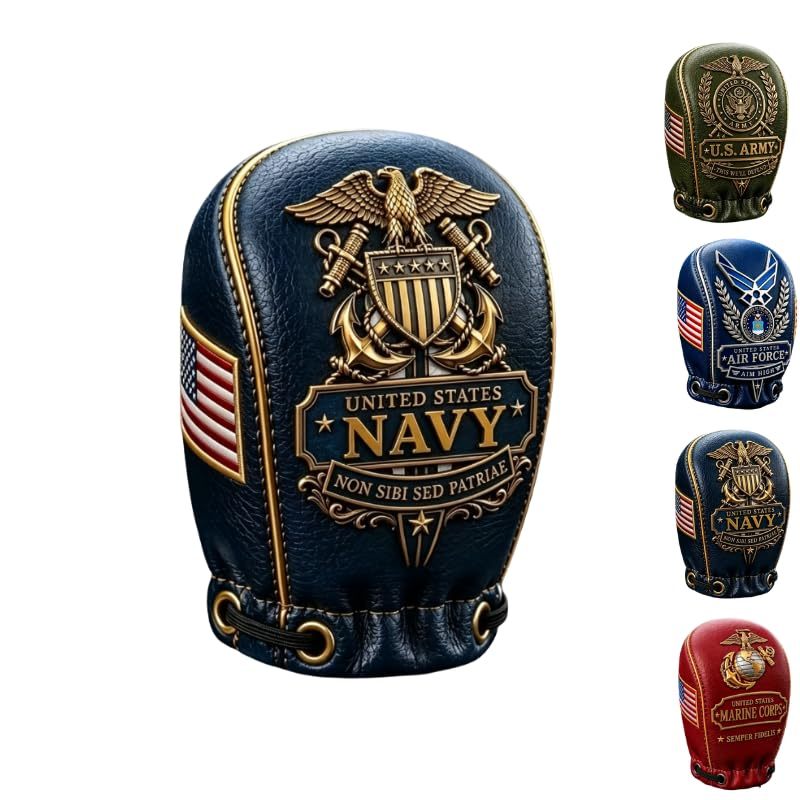 Universal Leather Car Shift Knob Cover