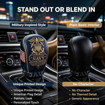 Universal Leather Car Shift Knob Cover