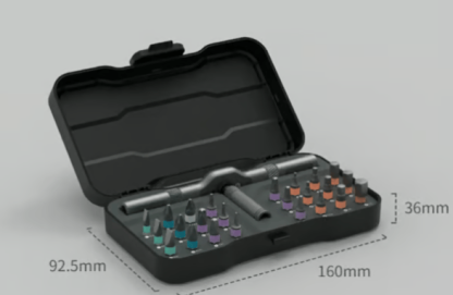 🔥24 in 1 DlY Screwdriver Set Magnetic Compact and Portable Ratchet Screwdriver