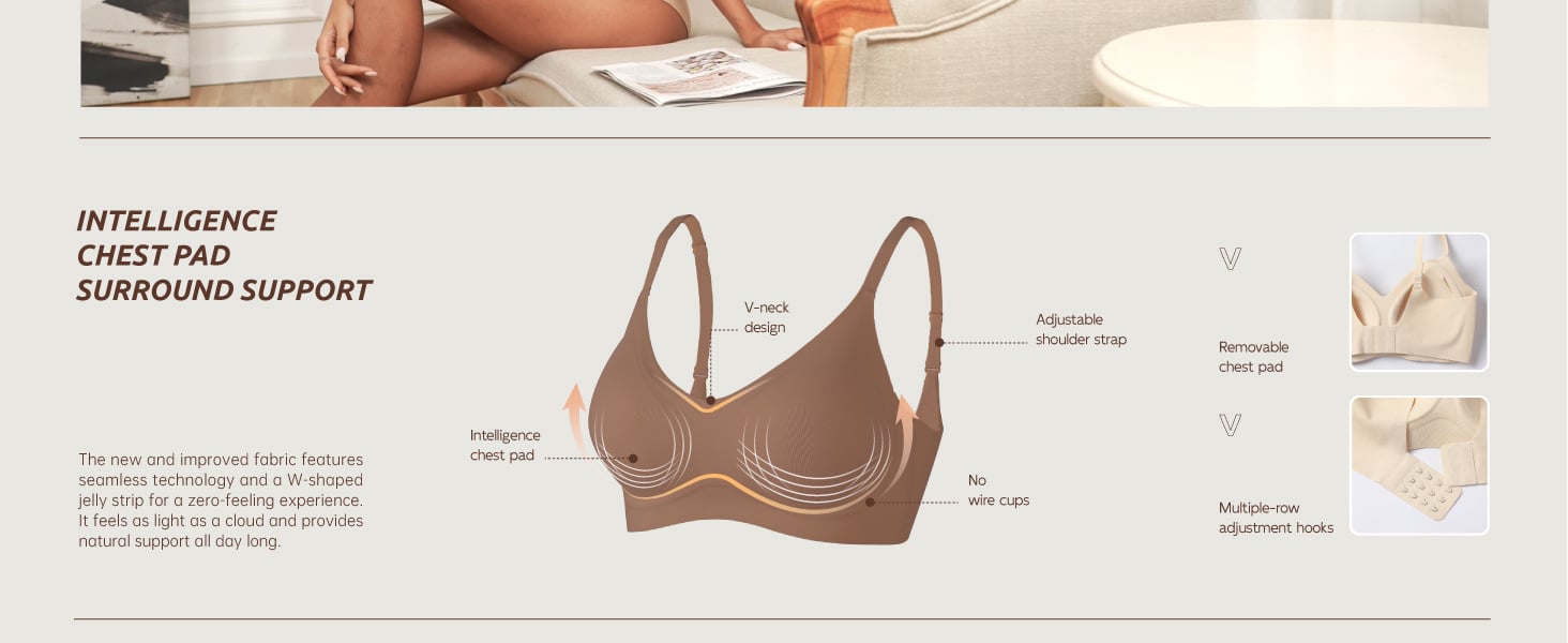 Comfort Push Up Bras