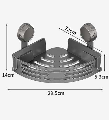 🔥Clearance Sale🎄3-Pack Gun Gray Plastic Triangle Suction Cup