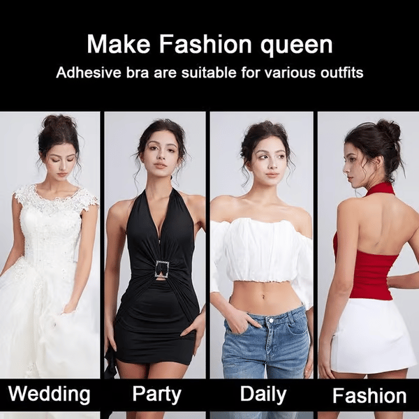 🎁🌷Invisible Diva Strapless Backless Push up Bra