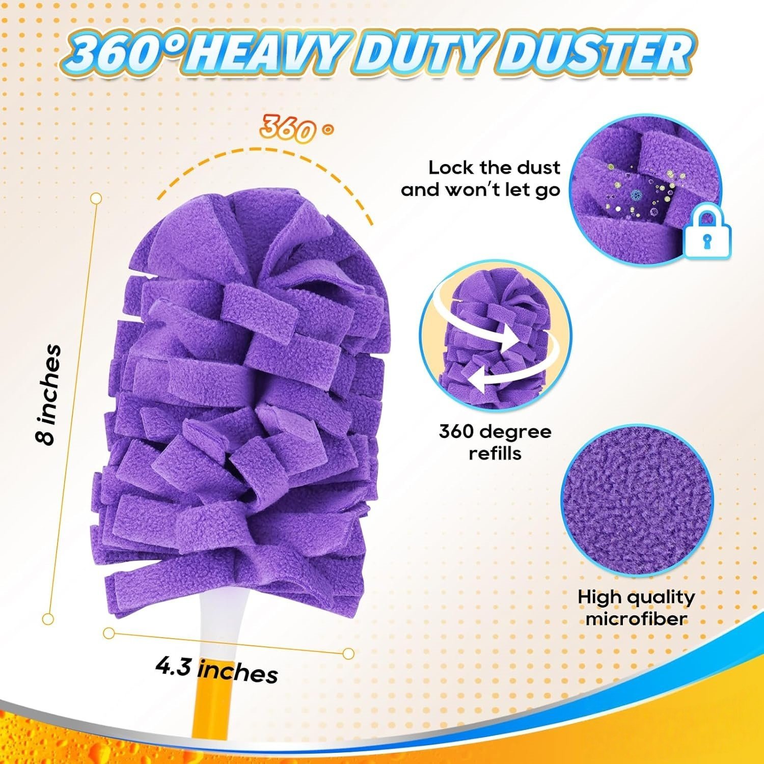 ✨ 360° Electrostatic Duster Refills — The Sustainable Choice for a Dust-Free Home
