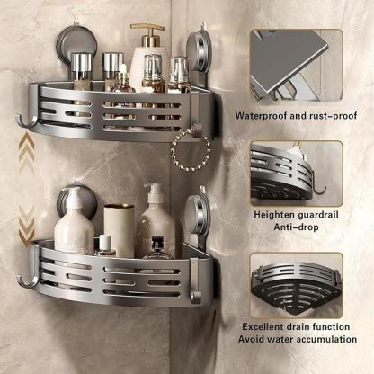 🔥Clearance Sale🎄3-Pack Gun Gray Plastic Triangle Suction Cup