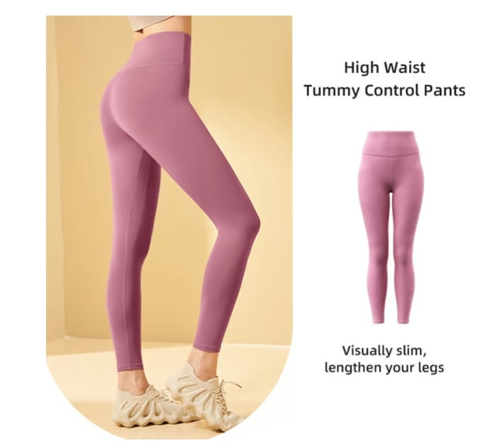 🔥Medium-high waist Tummy Control Shaping Training Leggings-LivanaGoods