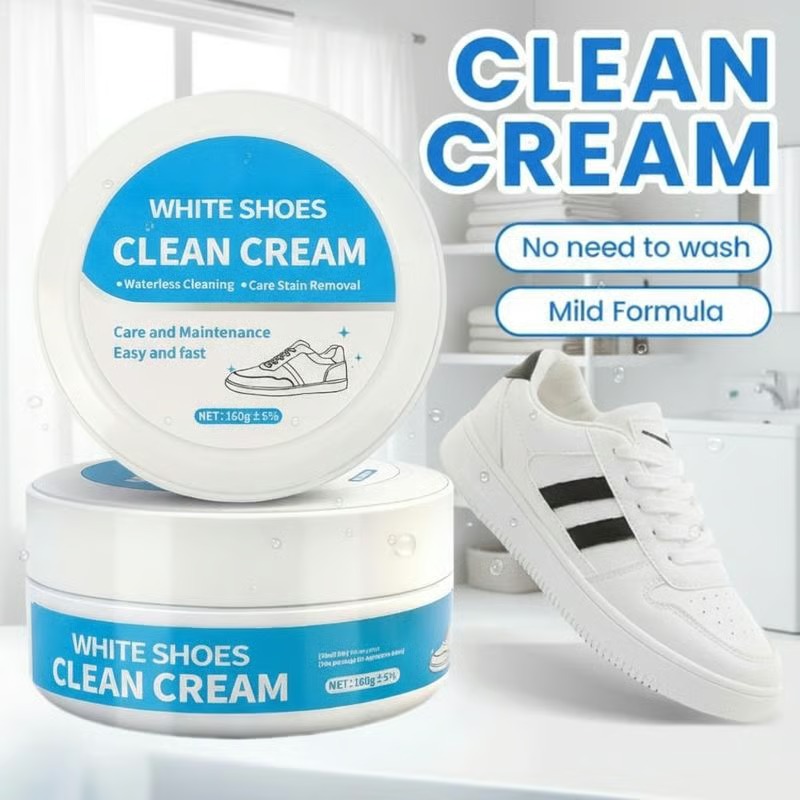 🫧👟Multipurpose No-Wash White Shoe Cleaner Cream