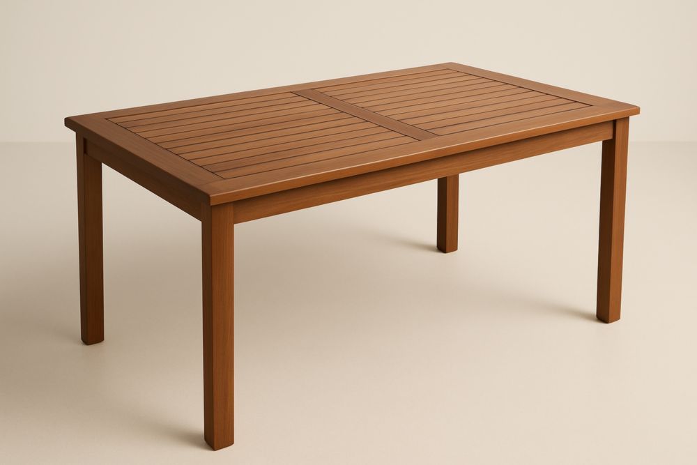 Table à manger en bois rectangulaire 180x90x75 cm