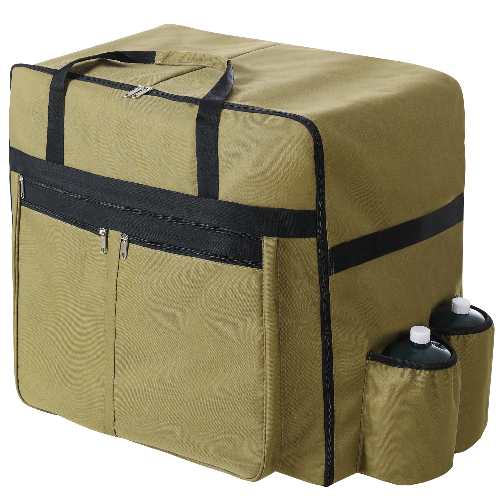 1200D Heavy-Duty Grill Carry Bag for Blackstone 22 inch Griddles - Fits Griddle with Hood, Stand & Tools, 17-Pocket Organizer, Spice Compartments, Dual Handles (Only Bag)