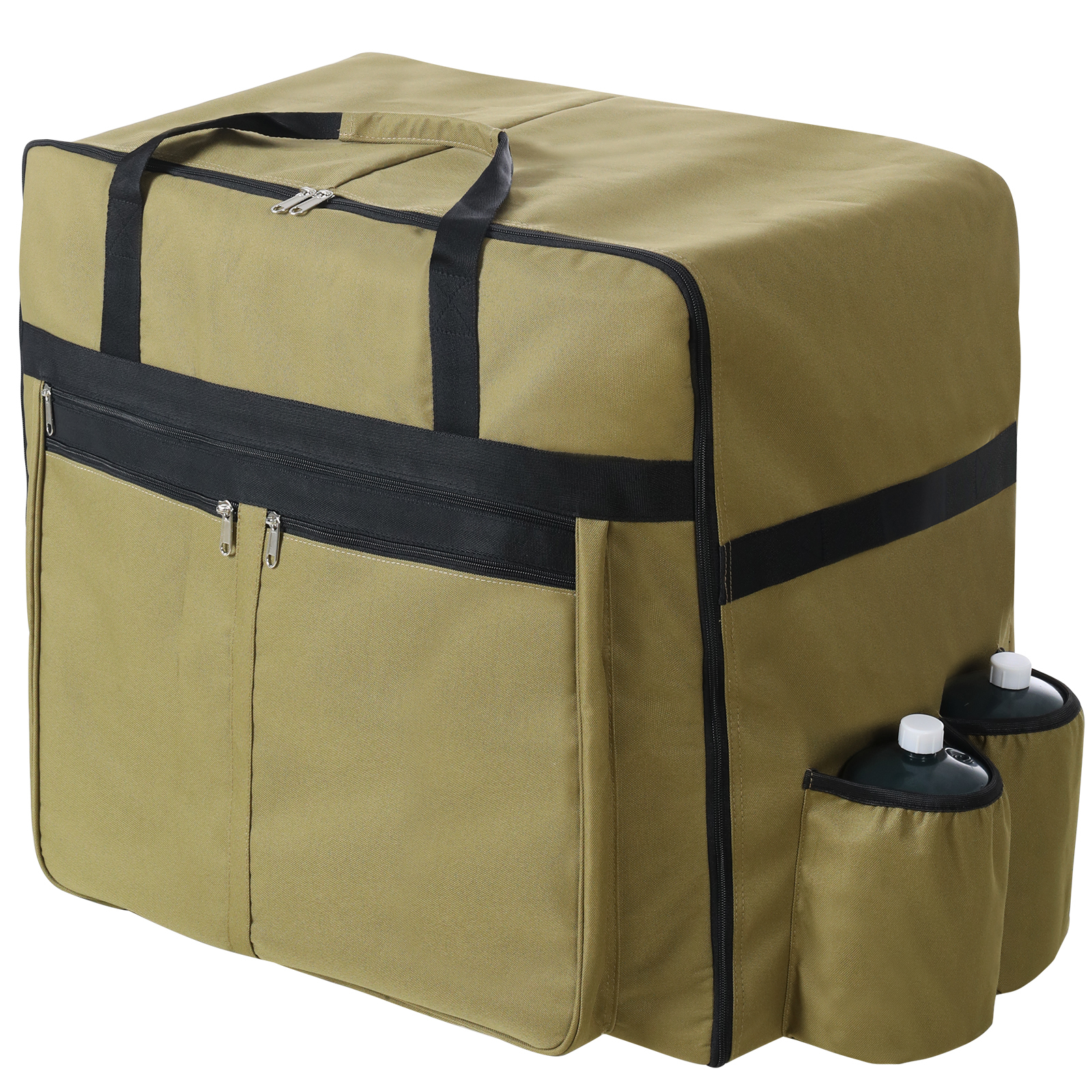 1200D Heavy-Duty Grill Carry Bag for Blackstone 22 inch Griddles - Fits Griddle with Hood, Stand & Tools, 17-Pocket Organizer, Spice Compartments, Dual Handles (Only Bag)