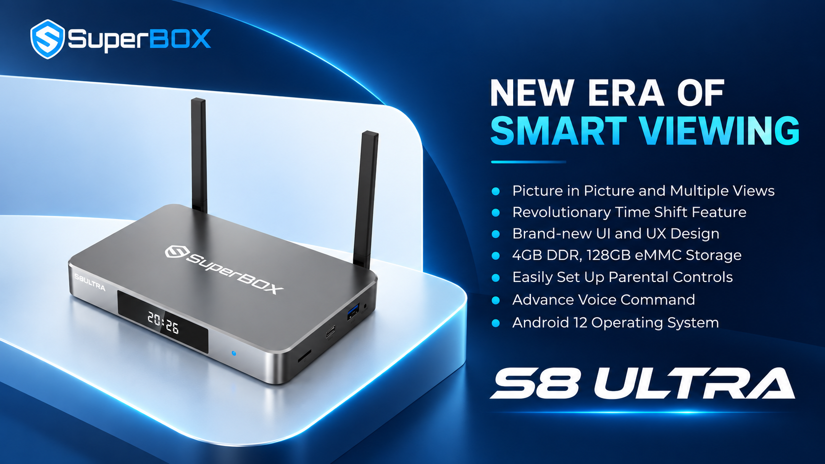 SuperBOX Official Store | 2026 Android TV Box 8K Streaming