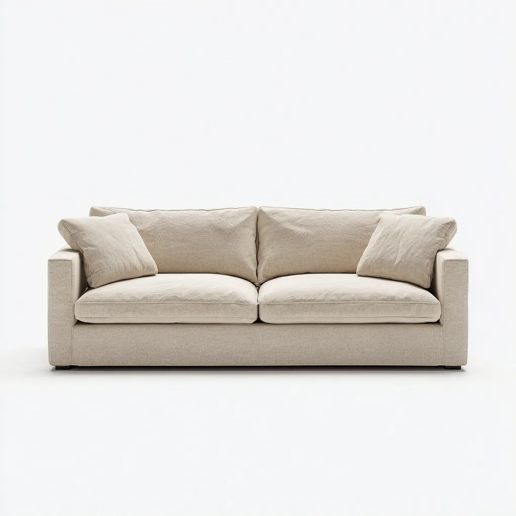 Zweisitzer-Sofa Stoff 180x95x82 cm - Beige - Für Wohnzimmer - Modernes Design