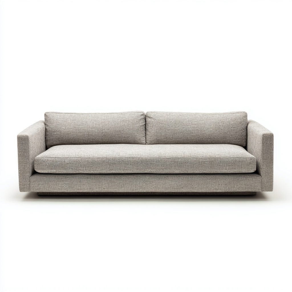 Zweisitzer-Sofa Stoff 180x94x80 cm - Hellgrau - Für Wohnzimmer - Modernes Design