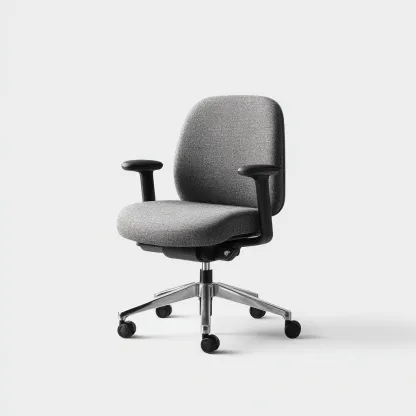 Bürostuhl Stoff 62x59x95 cm - Grau - Ergonomisches Design für Büro und Homeoffice-Villaare