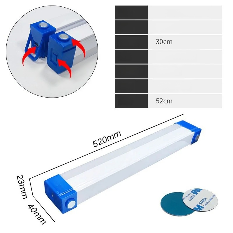 Magnetisch hängende USB-Ladeleuchte