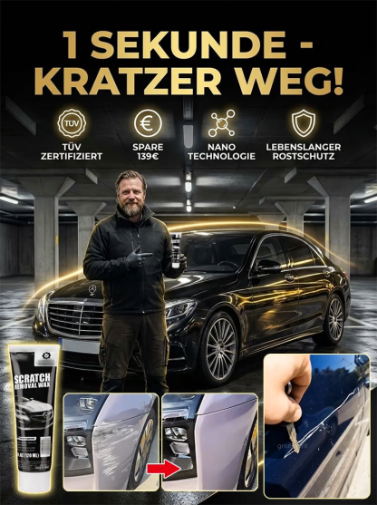 ✨Mit einem Wischen kratzerfrei – Tiefenreparaturwachs für Autolacke
