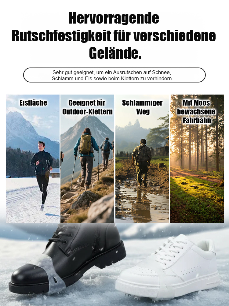 Outdoor-Schneewandern unsichtbare Eiskrallen