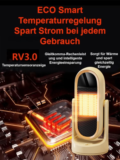  Geräuschloser Gesamtwohnungs-Schnellheizlüfter