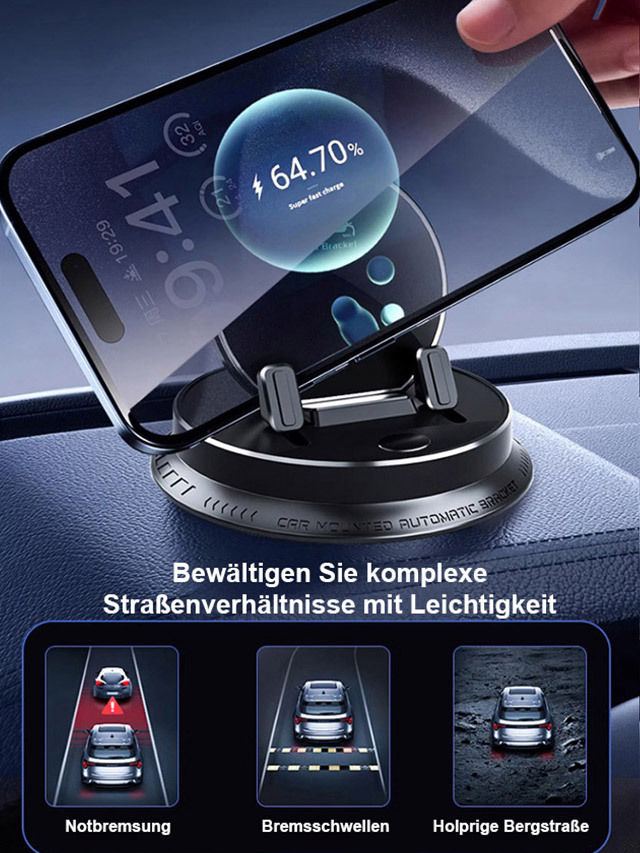 Absolut rüttelfrei: selbst bei abrupten Bremsmanövern sitzt Ihr Smartphone sicher.