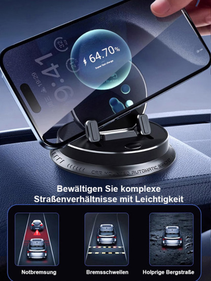 Absolut rüttelfrei: selbst bei abrupten Bremsmanövern sitzt Ihr Smartphone sicher.