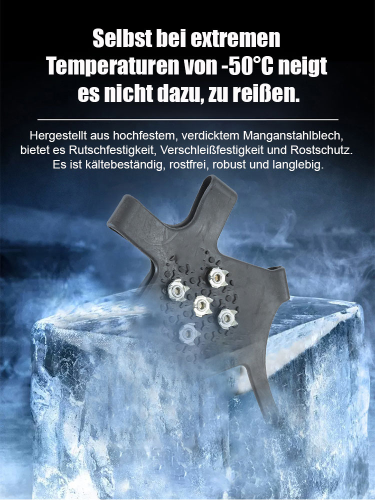 Outdoor-Schneewandern unsichtbare Eiskrallen